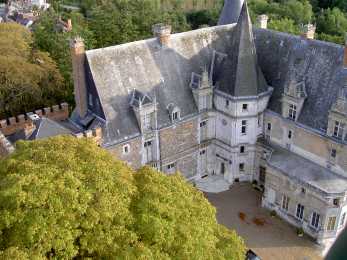 le chateau vu du ciel